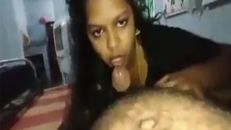 Slutty Tamil Babe Giving Messy Blowjob Caught On Camera Leak