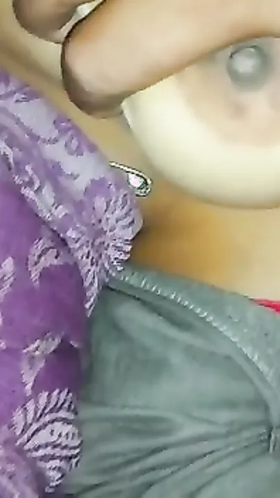 Naughty Wife Showing Off Her Huge Natural Tits On Live Cam