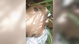 Married Village Babe Fucking Stranger In Jungle Caught On Mms