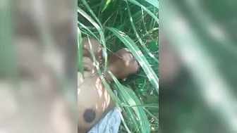 Married Village Babe Fucking Stranger In Jungle Caught On Mms