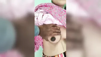 Horny Bhabhi Getting Her Tits Milked By Devar In Village Kitchen