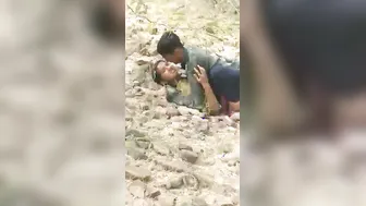 Local Guys Taking Turns Fucking Village Girl In Open Fields