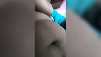 Curvy Village Wife Flaunting Those Heavy Natural Tits On Camera