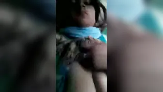 Curvy Village Wife Flaunting Those Heavy Natural Tits On Camera