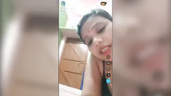 Village Wife Teasing With Her Huge Natural Tits On Home Camera