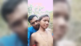 Village Wife Getting Tits Pressed And Fucked Outdoors Secretly