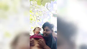 Horny Village Girl Getting Fucked Outdoors By Her Man Caught