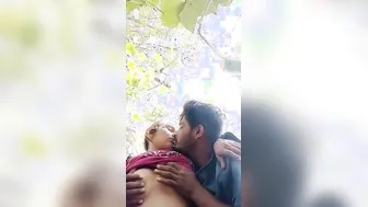Horny Village Girl Getting Fucked Outdoors By Her Man Caught