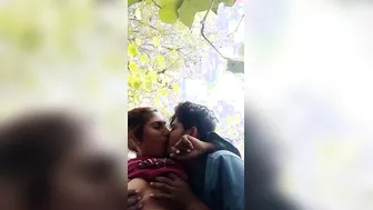 Horny Village Girl Getting Fucked Outdoors By Her Man Caught
