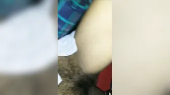 Hairy Village Girl Taking It Rough From Older Neighbor Daddy