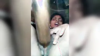 Horny Village Wife Fucking Herself With Kitchen Rolling Pin