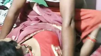 Village Wife Fucked In Saree While Family Sleeps Next Room