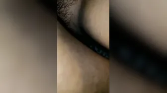 Cute GF Getting Her Hairy Pussy Stretched Out Good