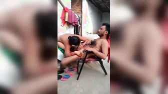 Village Slut Getting Pounded Hard In The Open Courtyard