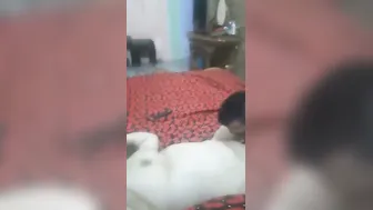 Naughty Aunty Seducing And Fucking Her Nephew In Bedroom Alone
