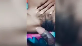 Hairy GF Moaning Softly While Getting Fucked At Home