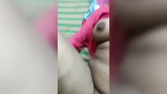 Chubby Bengali Babe Secretly Fucking Older Neighbor Behind Door