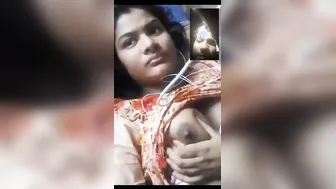 My GF Flashing Her Tits And Pussy During Naughty Video Call