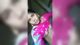 Married Village Slut Exposing Her Hairy Pussy On Camera For Me