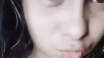 Desi Babe Teasing And Stripping Naked In Her Bedroom Selfie Vid