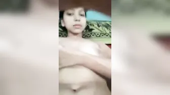 Innocent Virgin Babe Showing Off Her Tight Pink Pussy Alone