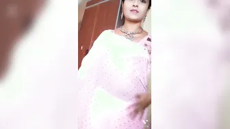 Beautiful Bhabhi Stripping Down And Teasing On Selfie Video