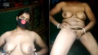 Bengali Wife Showing Off Her Naked Curves On Video