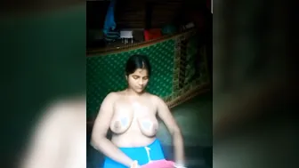 Bengali Wife Showing Off Her Naked Curves On Video