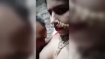 Busty Village Bhabhi Sneaking Around With Devar After Dark
