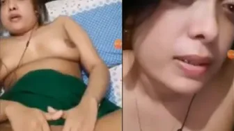 Lonely Married Bhabhi Pleasuring Herself While Hubby Is Gone