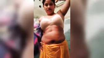 Shy Bhabhi Slowly Undressing And Teasing On Cam For Lover