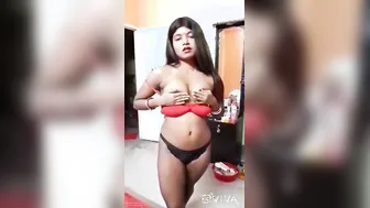 Married Bengali Slut Teasing With Her Big Natural Bouncing Tits