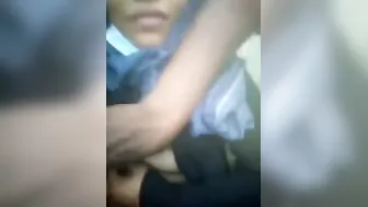 Naughty Bangla Babe Getting Her Tits Sucked In Public Spot