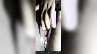 Horny Bhabhi Spreading Legs Wide Exposing Her Dripping Wet Pussy