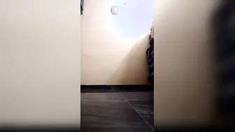 Unsatisfied Wife Fucking Herself With Veggie In Kitchen