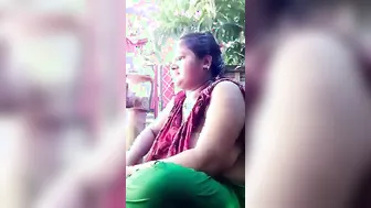 Married Woman Bathing Topless Caught On Hidden Camera