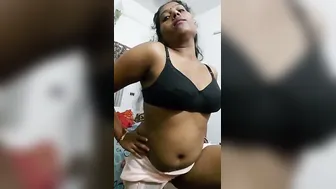 Naughty Wife Teasing And Playing With Herself In Private Bedroom