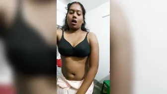 Naughty Wife Teasing And Playing With Herself In Private Bedroom