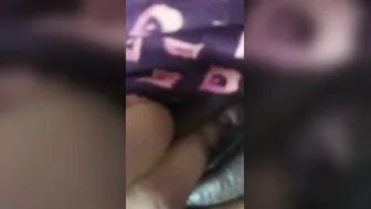 Busty Babe Spreading Legs Wide Open Exposing Pussy And Tits