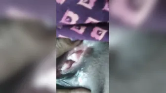 Busty Babe Spreading Legs Wide Open Exposing Pussy And Tits