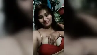 Gorgeous Village Girl Flashing Her Massive Tits On Camera