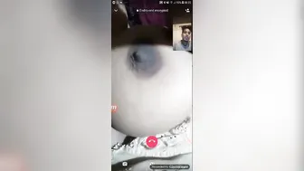 Beautiful Busty GF Showing Everything On Video Call