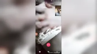 Beautiful Busty GF Showing Everything On Video Call