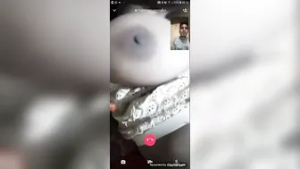 Beautiful Busty GF Showing Everything On Video Call