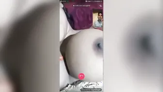 Beautiful Busty GF Showing Everything On Video Call