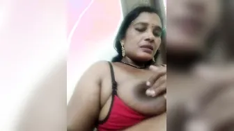 Bhabhi Teasing And Showing Off Her Massive Boobs On Live Camera