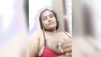 Bhabhi Teasing And Showing Off Her Massive Boobs On Live Camera