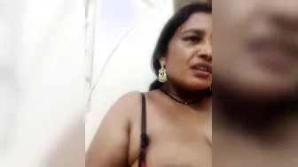 Bhabhi Teasing And Showing Off Her Massive Boobs On Live Camera