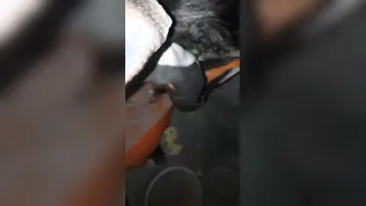 Village Girl Struggling To Take His Massive Cock In Mouth