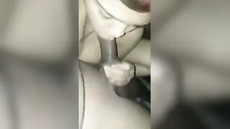 Cheating Wife Secretly Blowing Her Boyfriend Behind Hubby